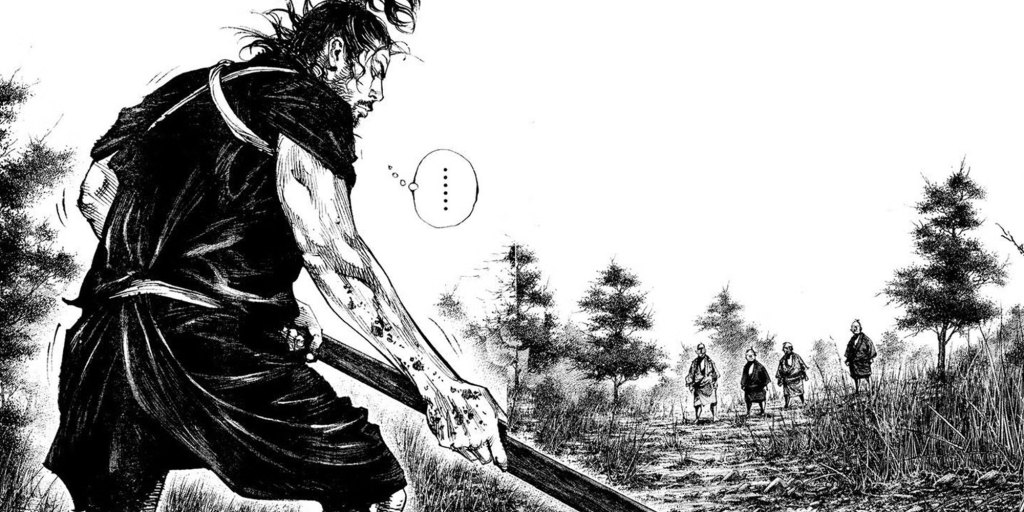 Musashi, traditionally a warrior, trades his sword to learn about life and cultivation. 