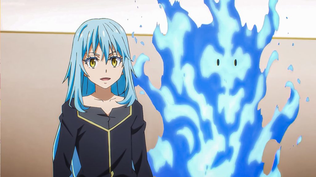 Rimuru Tempest is showing off his power in That Time I Got Reincarnated as a Slime Season 4. 