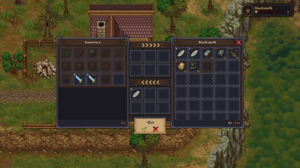 inventory in Graveyard Keeper