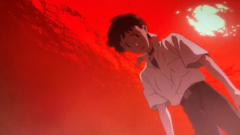Shinji from Evangelion: 3.0+1.0 Thrice Upon a Time.