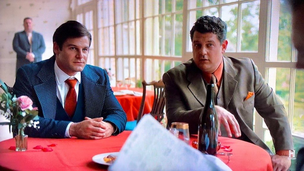 a scene from History Channel's The Booze, Bets and Sex That Built America releasing on Netflix