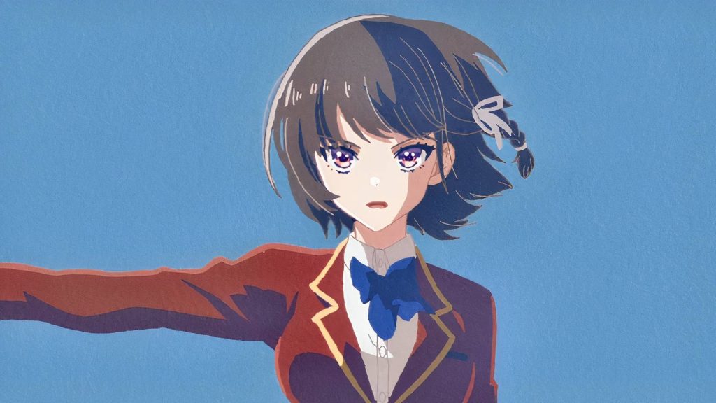 horikita as seen in classroom of the elite season 4 opening