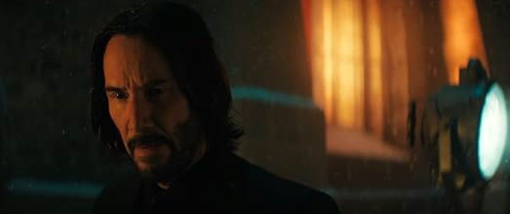 Keanu Reeves in a still from Ballerina