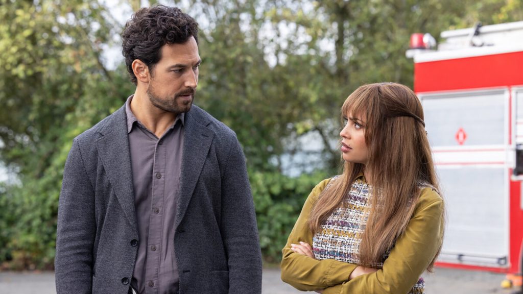 Giacomo Gianniotti and Vanessa Morgan in Wild Cards