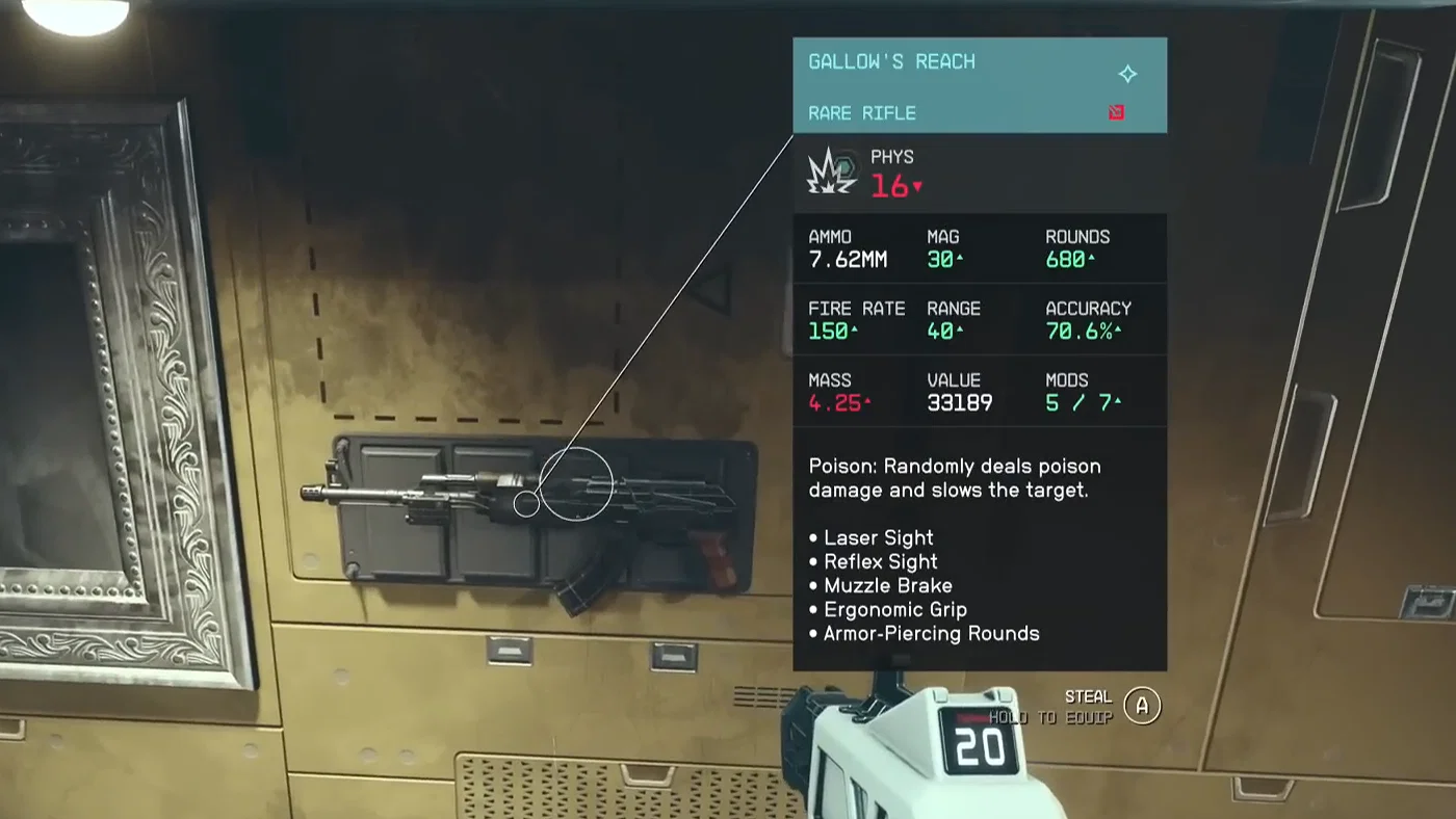 5 Unique Hidden Weapons in Starfield That All Beginners Should Unlock First 11 Gallow's Reach in Starfield.