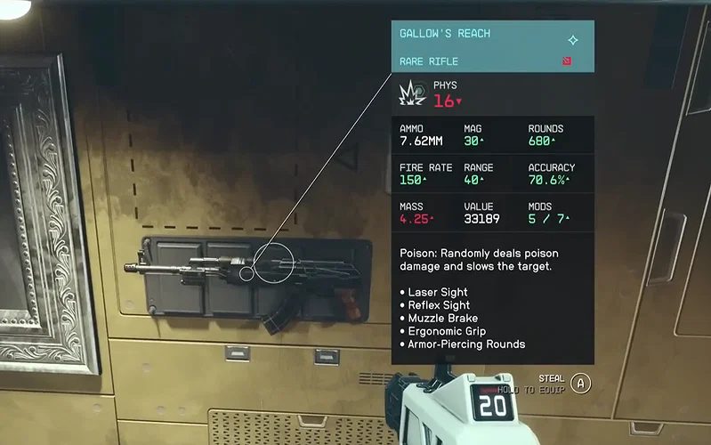 5 Unique Hidden Weapons in Starfield That All Beginners Should Unlock First 1 Gallow's Reach in Starfield.