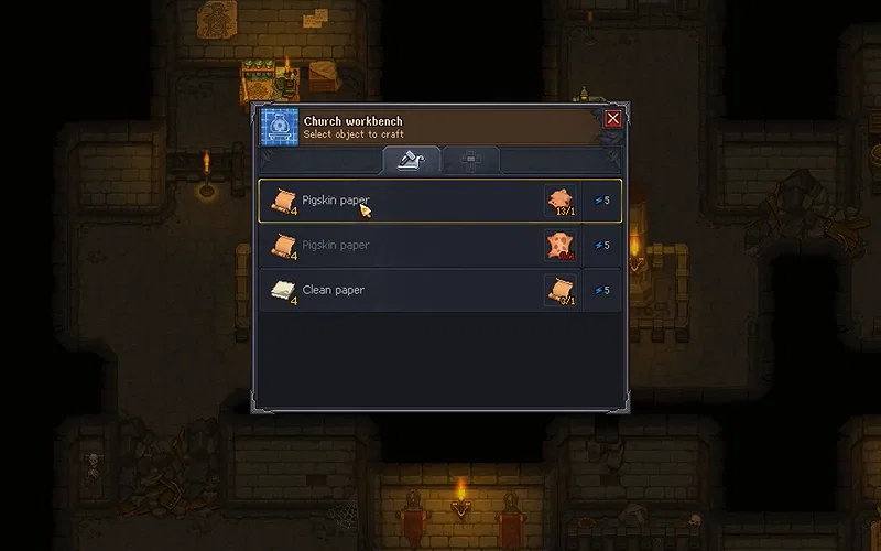 How to Get Science Points in Graveyard Keeper? 1 Crafting Pigskin Paper in Graveyard Keeper.