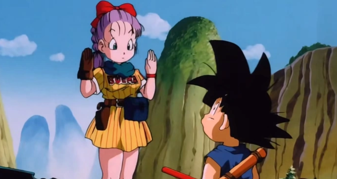 goku and bulma as seen in the original dragon ball anime | credits: Toei Animation