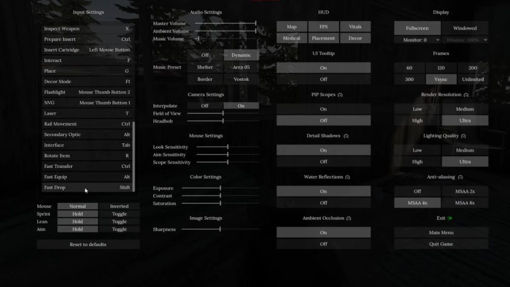 In-game image from Road to Vostok 