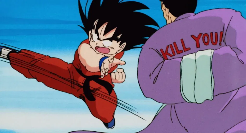 a still from the dragon ball anime series