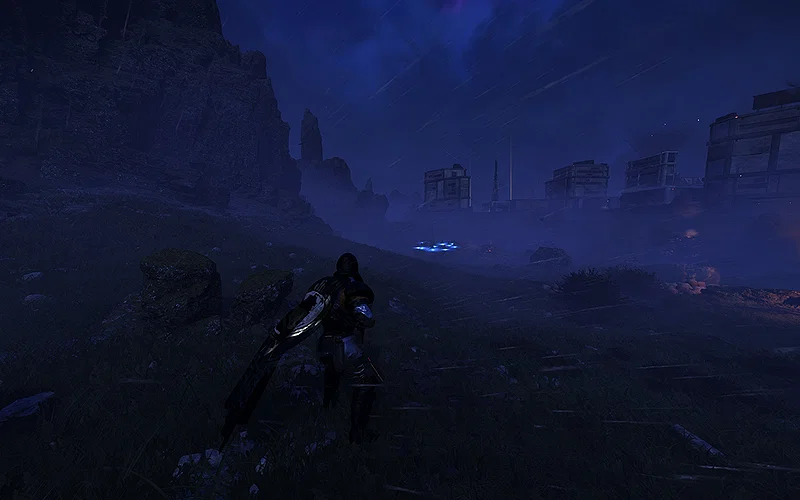 How to Get It and Is It Worth It? 6 Helldivers 2 gameplay screenshot shows the player in a dark Illuminate planet, with a pack of Obtruder enemies visible in the distance.