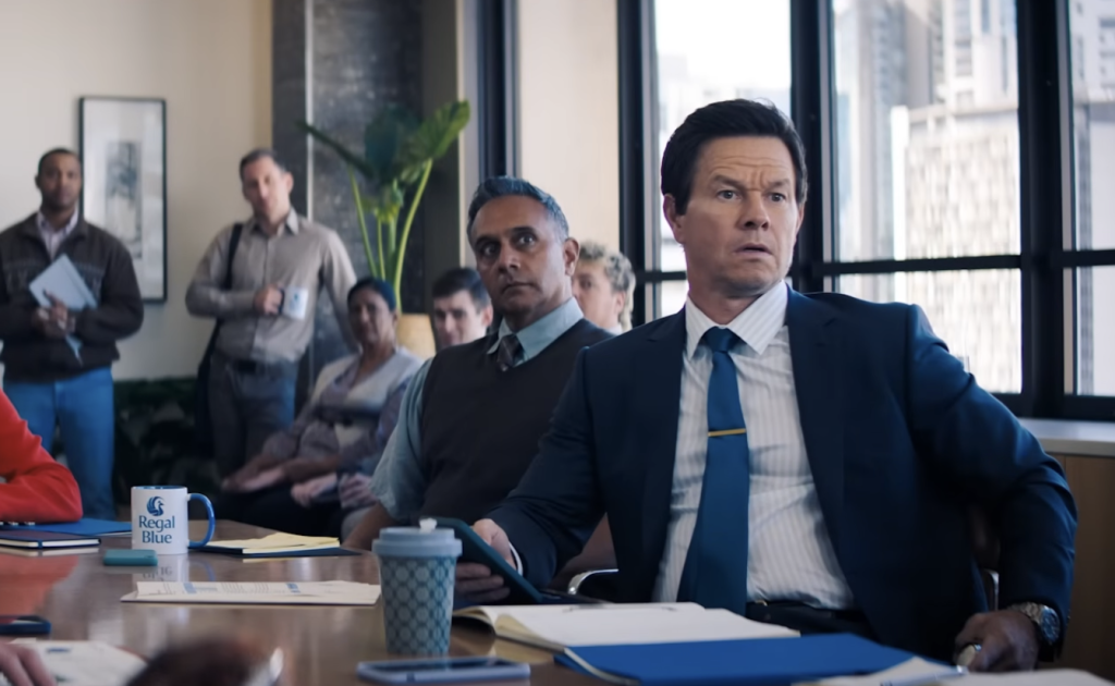 Mark Wahlberg in suit and tie 