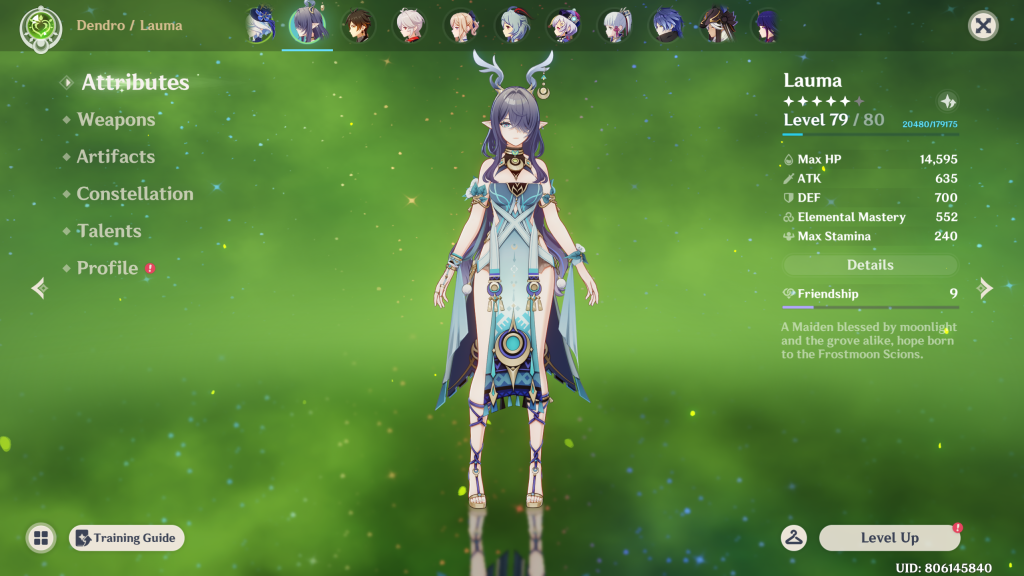 An in-game screenshot from Genshin Impact.