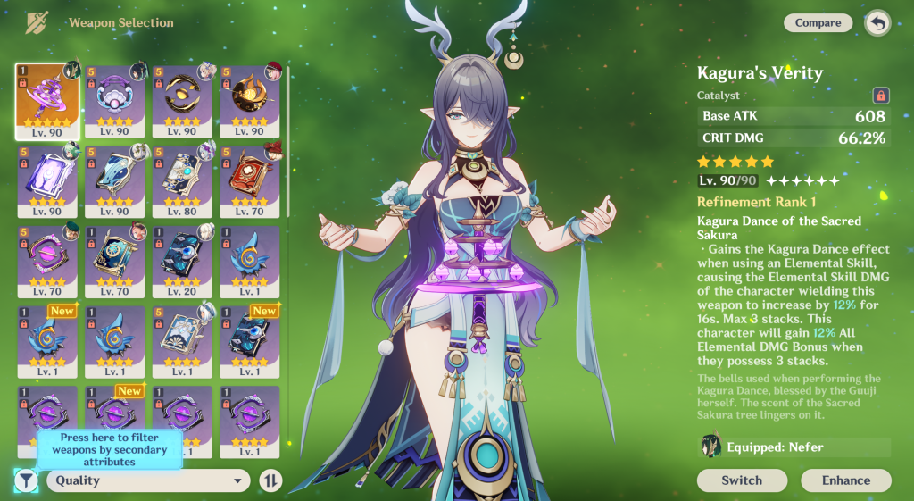 An in-game screenshot from Genshin Impact.