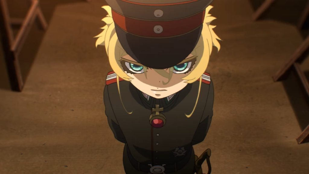 Tanya in her uniform