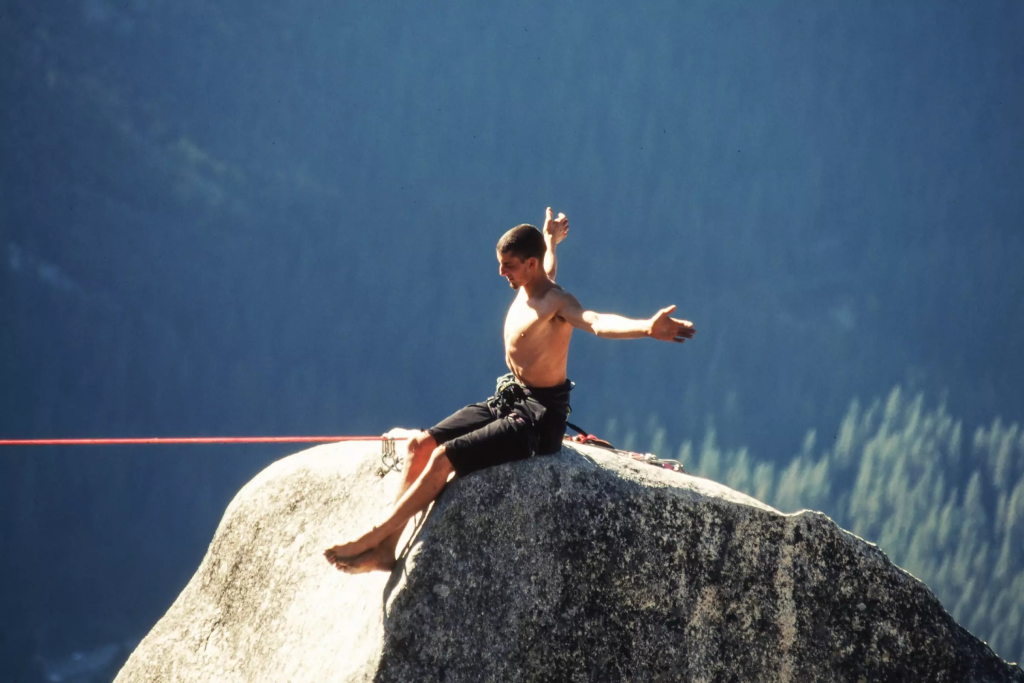 Dean Potter in a scene from HBO’s The Dark Wizard 