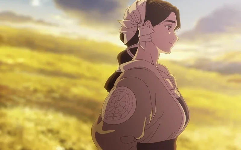 Agott Thrusts Coco Into Danger Behind Qifrey’s Back 7 a still shot of coco's mother standing outside of their cottage in witch hat atelier