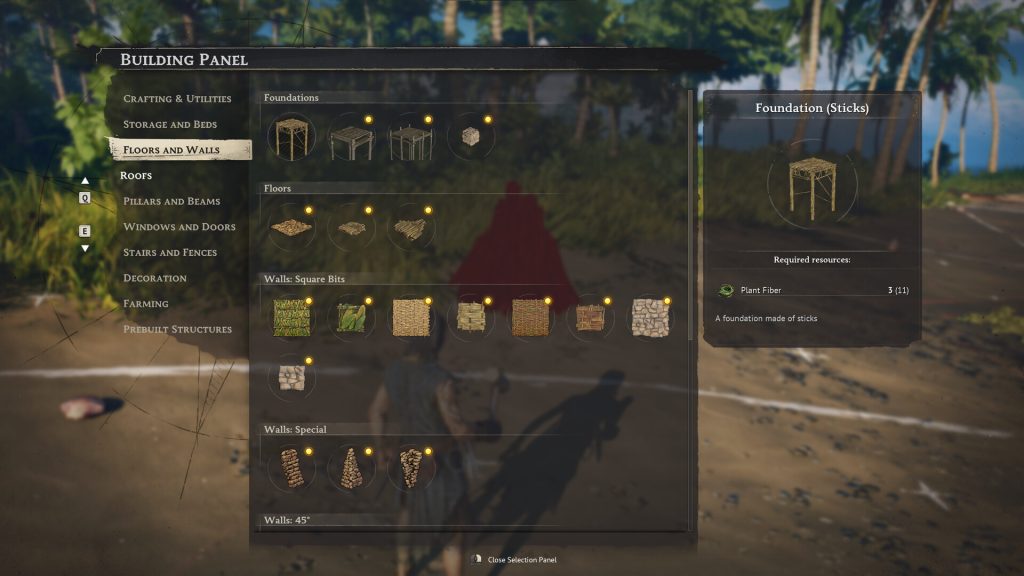 Crafting in Windrose.