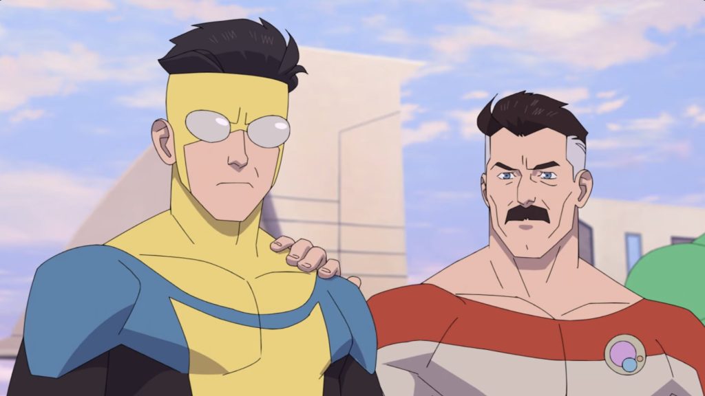Nolan and Mark in Invincible Season 4