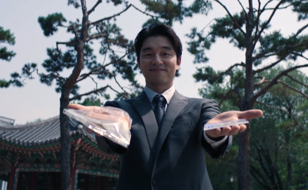 The recruiter offering bread and lottery ticket to homeless