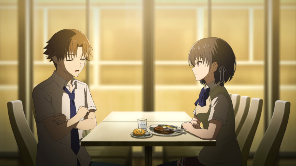 ayanokoji and horikita from classroom of the elite season 4 episode 6