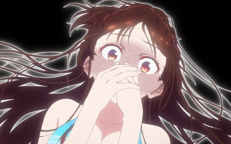 Global Release Date, Time, Where to Watch, & More 2 Chizuru's shocked reaction in rent-a-girlfriend anime