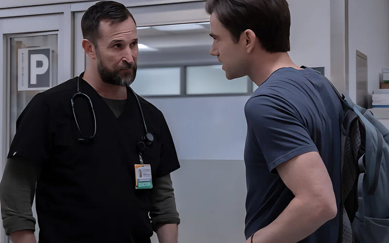 00 P.M." 30 noah wyle patrick ball