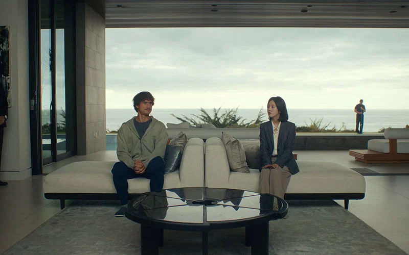 A Brilliant, Exciting Follow-Up Shackled by Its Own Franchise 18 Beef. (L to R) Charles Melton as Austin Davis, Seoyeon Jang as Eunice in episode 202 of Beef. Cr. Courtesy of Netflix © 2026