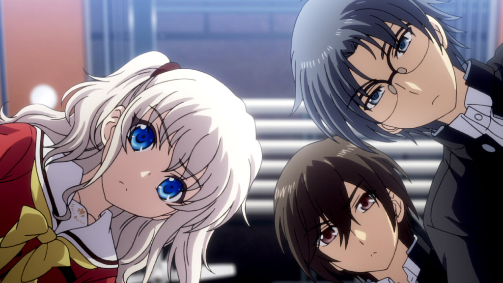 The main characters from Charlotte anime. 