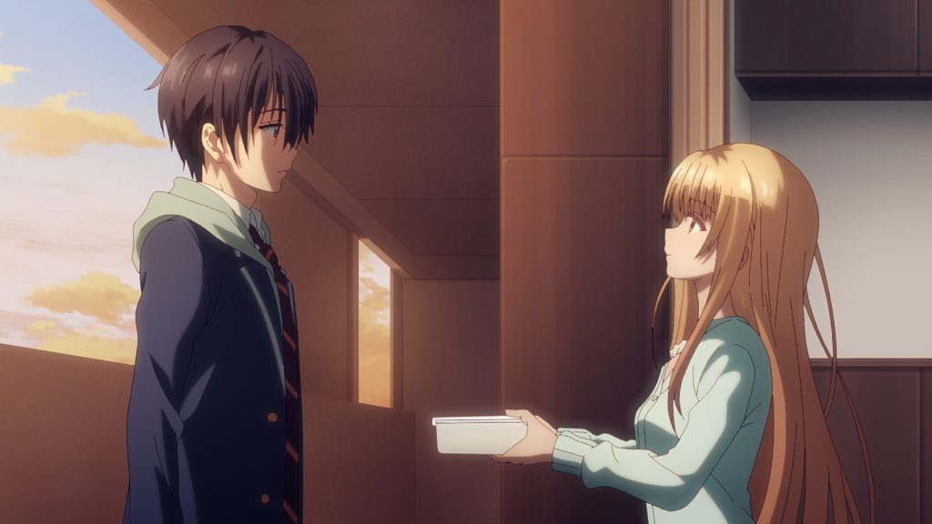 a still from the angel next door spoils me rotten anime series