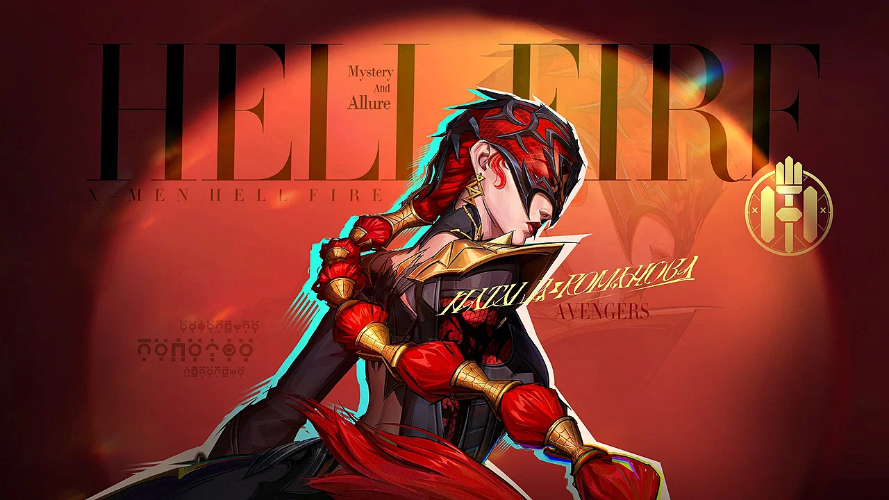 Price, Availability, and Rewards Explained 20 Marvel Rivals MVP Animation showcasing the Black Widow Hellfire Gala skin from the Season 2 Battle Pass.