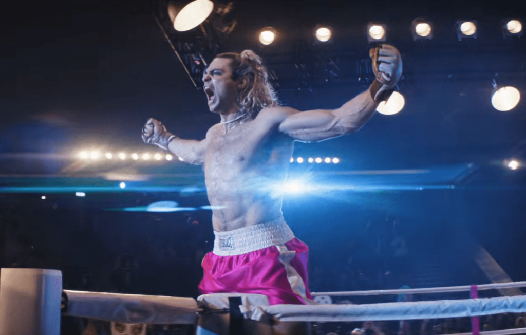 Noah Centineo celebrating his win