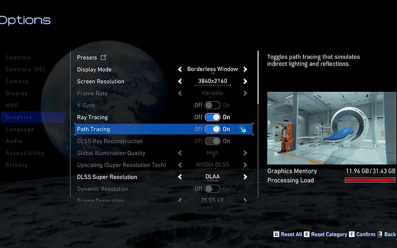 Best PC Settings for High FPS & Improved Gameplay 3 Pragmata Ray Tracing