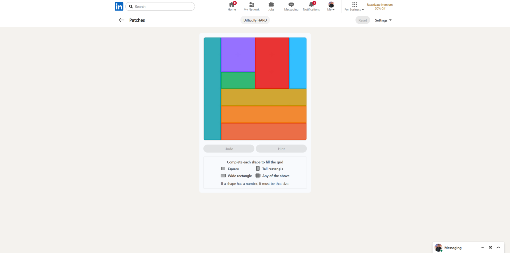 linkedin games patches 13