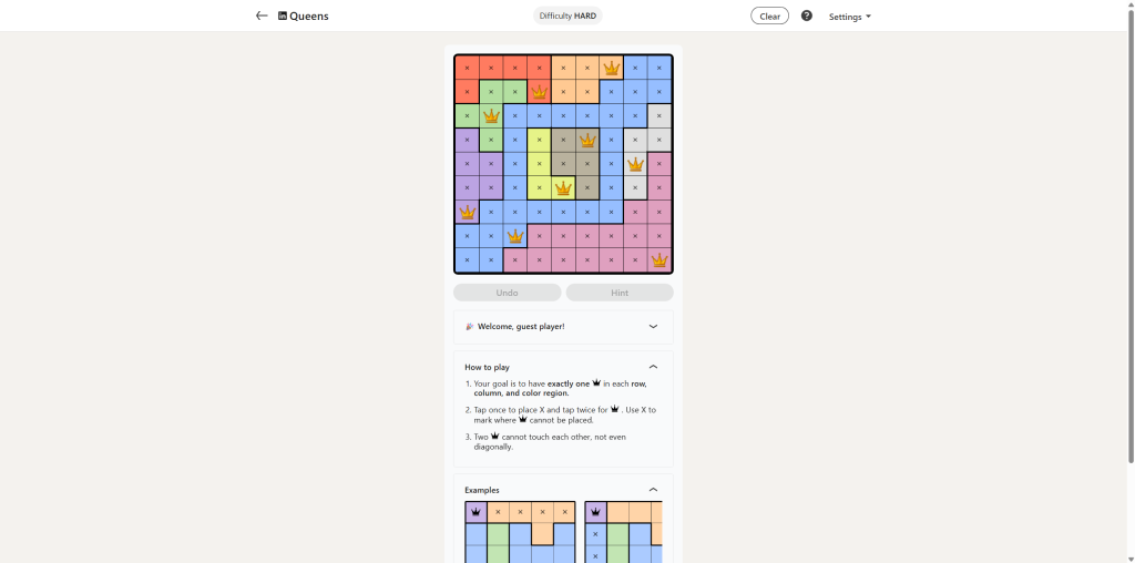 A screenshot of the daily LinkedIn Games puzzles.