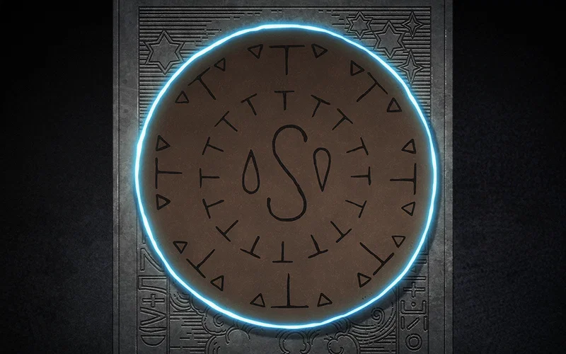 What Are Magic Glyphs & How Do They Work 5 Highlighting the ring of the spell