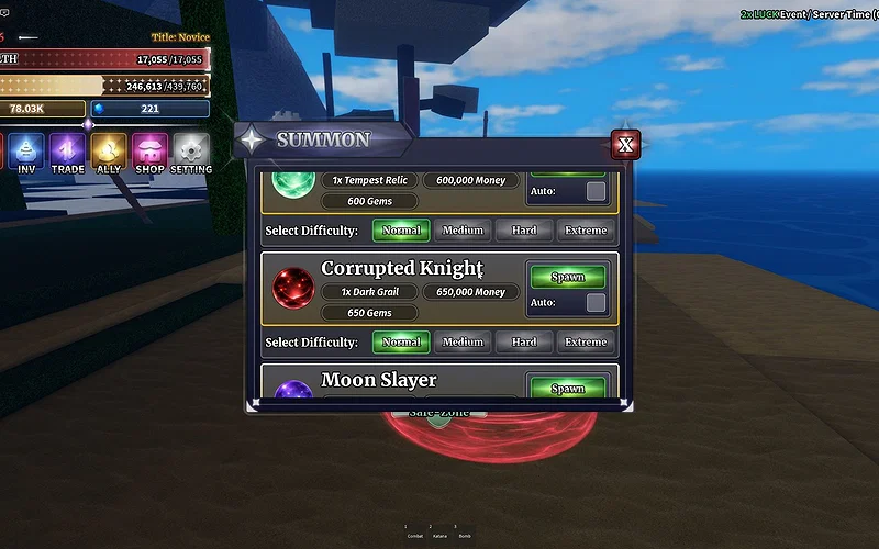 How to Get Dark Grail in Sailor Piece? 3 Corrupted Knight in Sailor Piece