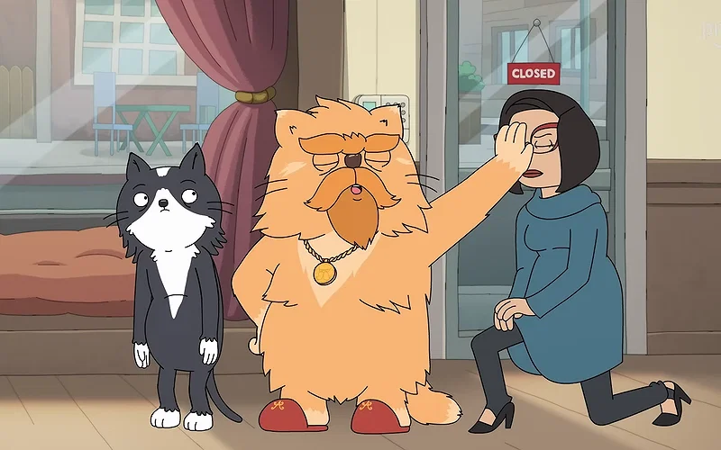 Every Actor in Amazon's Latest Original 8 two cats and a woman in Kevin