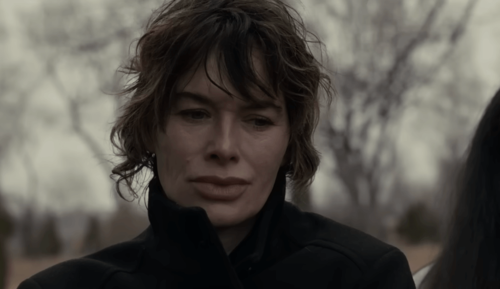 Nance at her son's funeral