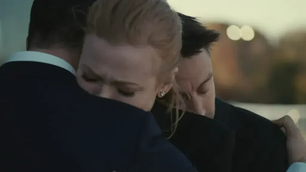 A still from Succession Season 4