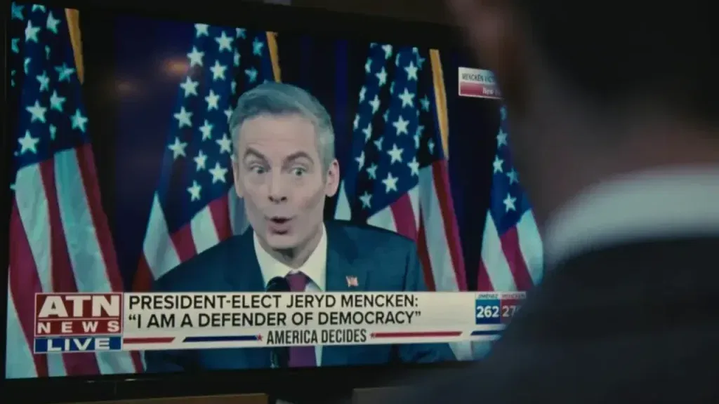 A still from Succession Season 4