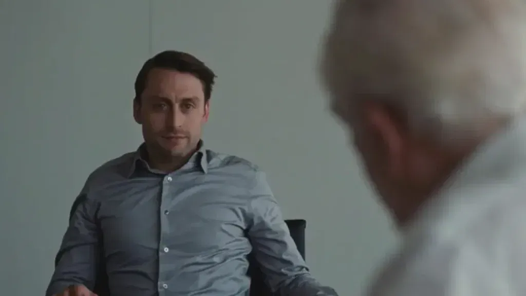 A still from Succession Season 3