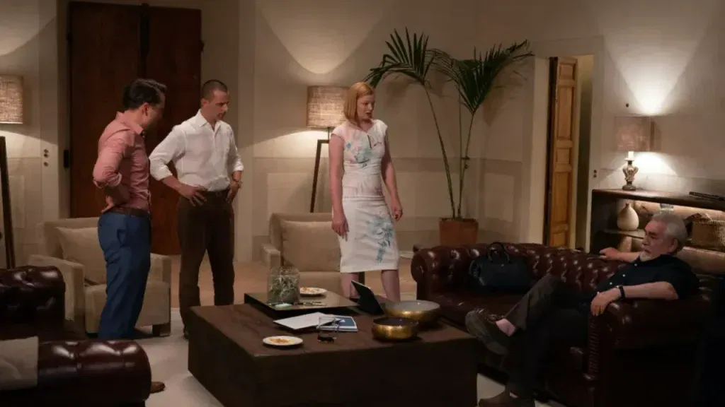 A still from Succession Season 3