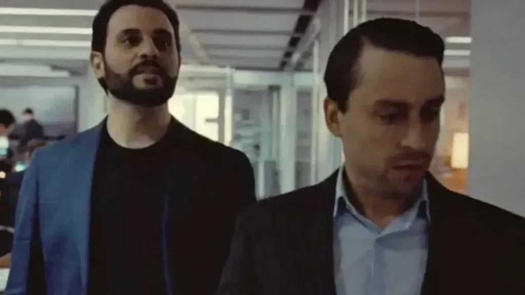 A still from Succession Season 1