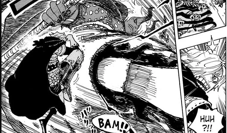 Loki Steps In as Imu's 'Omen' Power Breaks Elbaf 27 Sanji vs Imu from One Piece Chapter 1180.