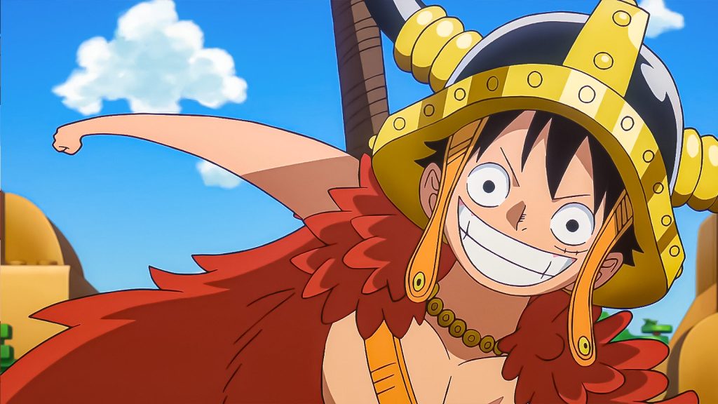 luffy swinging his arm in one piece elbaf island