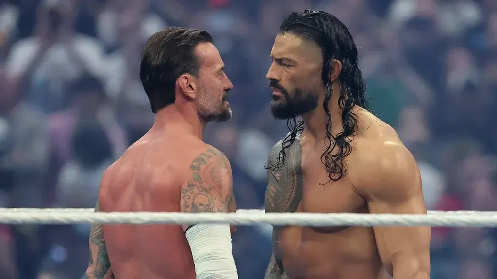CM Punk and Roman Reigns in WrestleMania 42