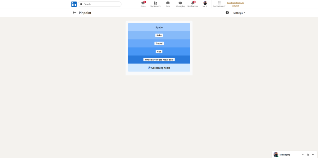 A screenshot of the daily LinkedIn Games puzzles.