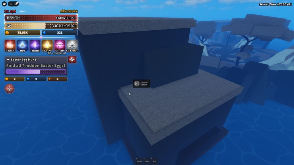 Sailor Piece Easter Egg location