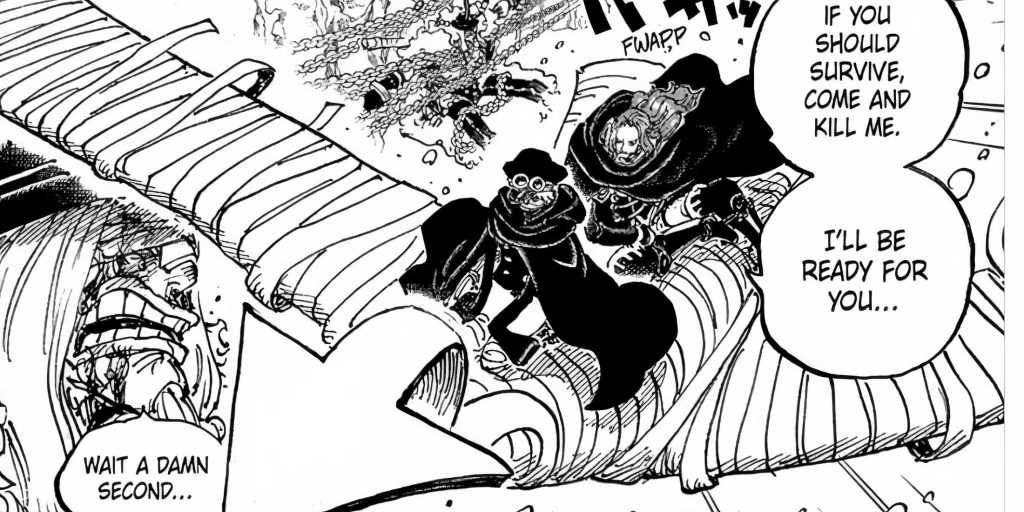 Gunko with his Arrow-Arrow Fruit ability in One Piece. 
